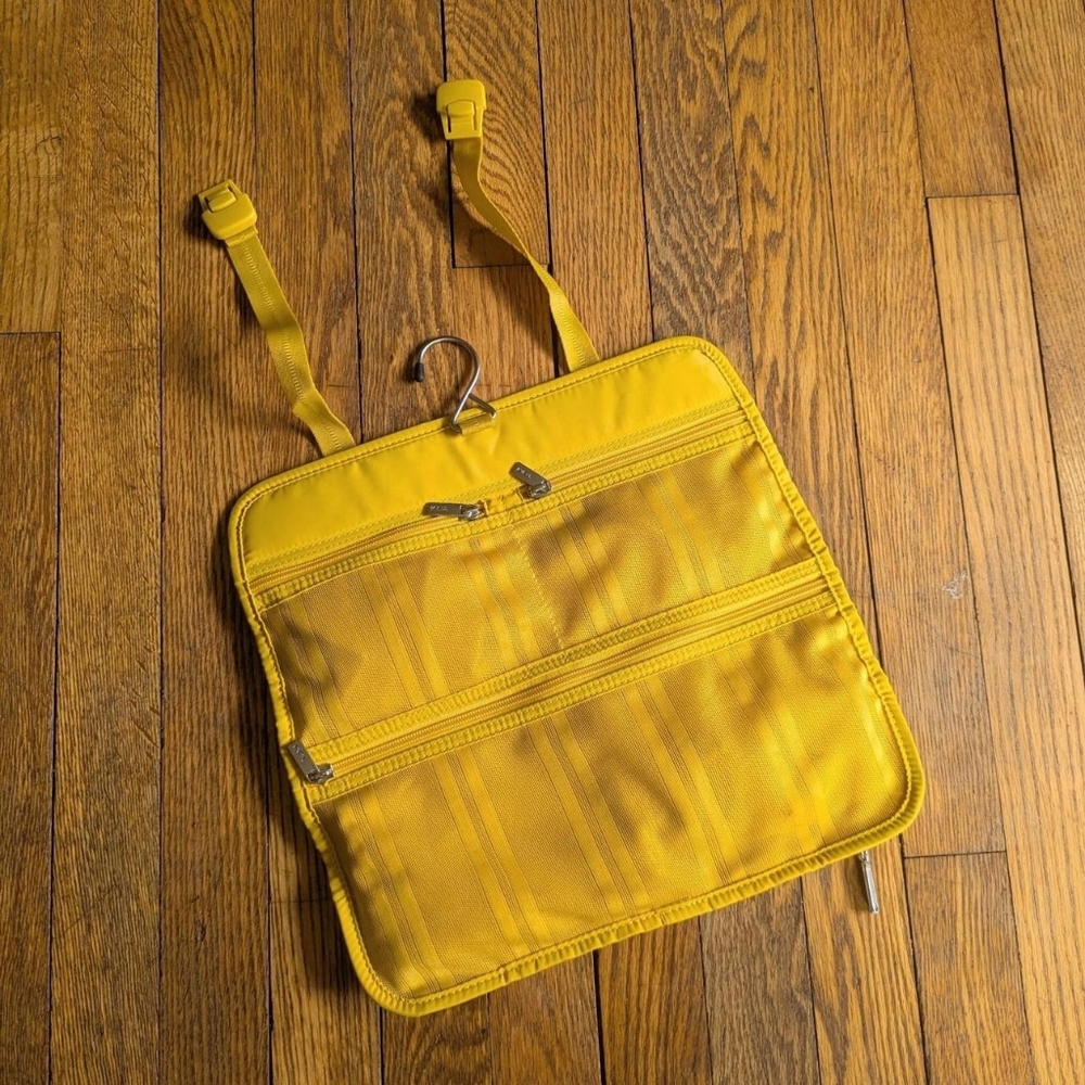 Tumi Yellow Hanging Organizer Pouch Set